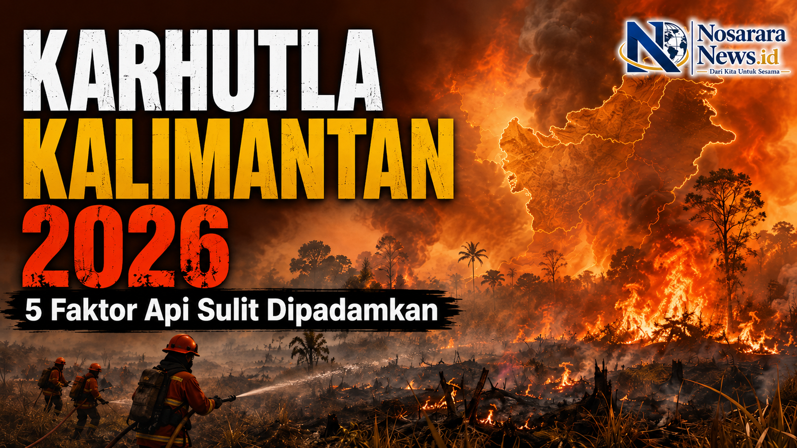 Karhutla Kalimantan 2026: Mengapa Api Mudah Muncul dan Sulit Dipadamkan?